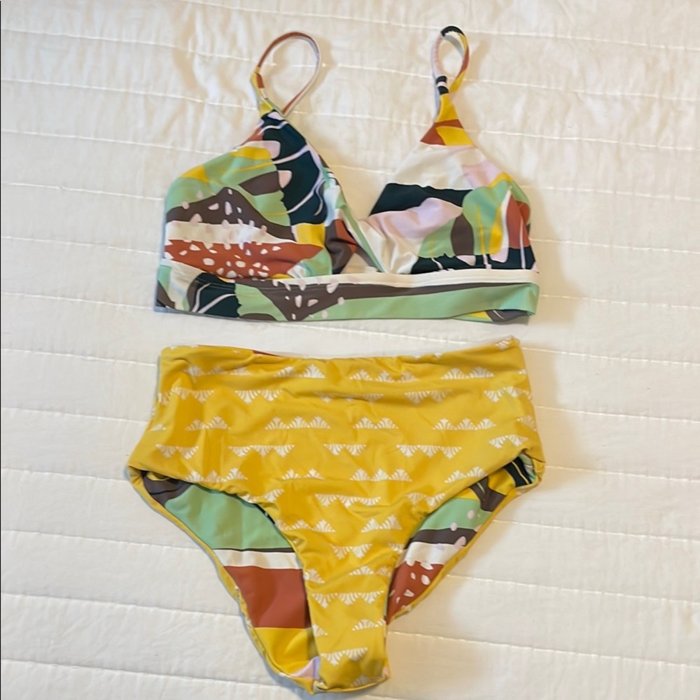 Carve Designs Multicolor Bikini Set - S